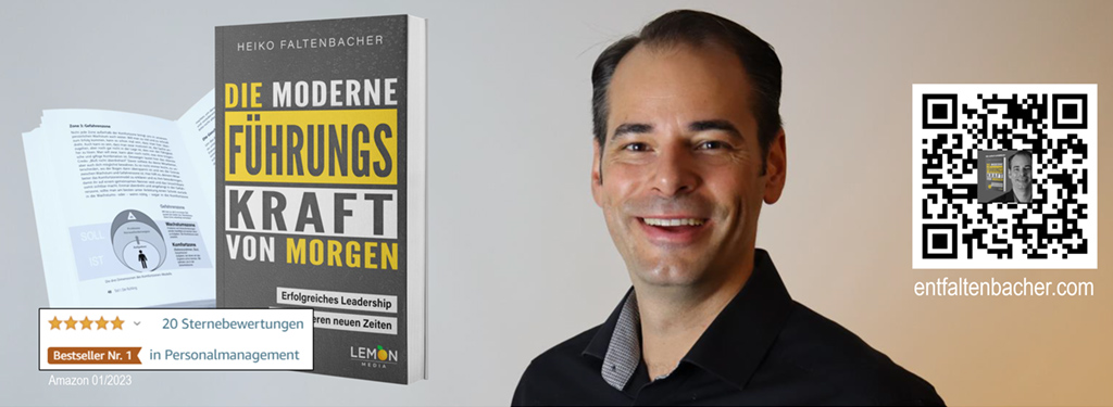 Heiko Faltenbacher stellte sein neues Buch vor: „Die moderne Führungskraft von morgen“